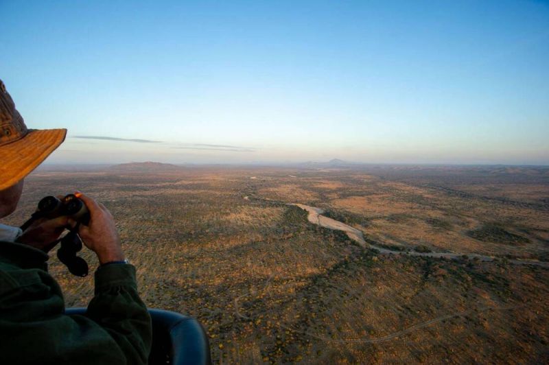 Ariel Serengeti view