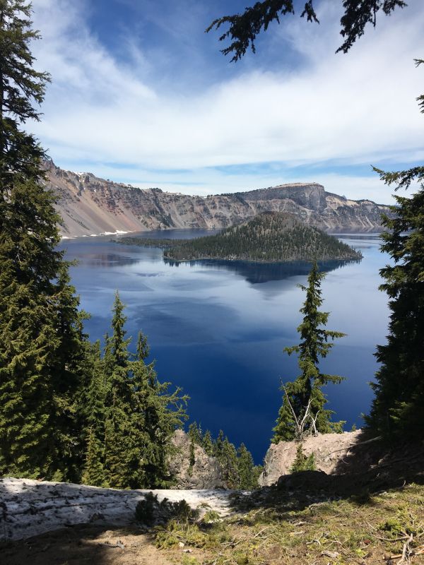 Wizard Island in Crater Lake 