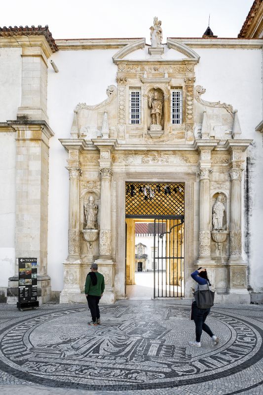 Entrance to the University of Coimbra